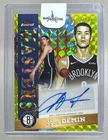 Egor Demin 2025 Topps Finest Yellow Geometric Refractor Masters Auto RC /35