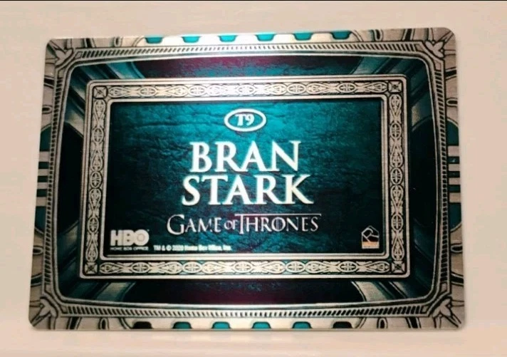 Bran Stark The Complete Series Metal Card - 2020 Rittenhouse HBO Game Of Thrones - Image 2 of 2