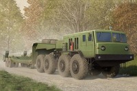 Trumpeter 01089 MAZ-545 Transporter With CHMZAP-5247G SEMI-TRAILER 1:35 Model