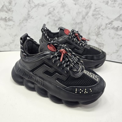 Versace Mens Chain Reaction Caged Sneakers Size 40 US 7