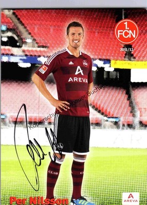 Original Autograph Per Nilsson 1st FCN /// autograph signed signed signe 359884