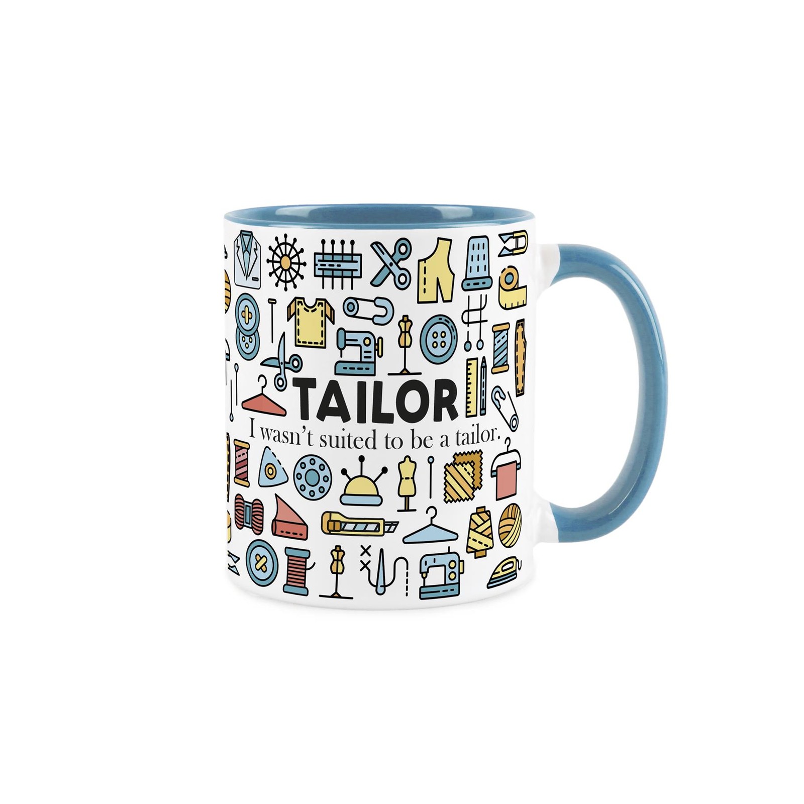 Personalised Tailor Mug - Humorous Suit Maker & Fitter Novelty Gifts for Tailors