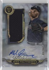 2019 Topps Triple Threads Single Jumbo Relics /99 Mike Foltynewicz Auto n0c