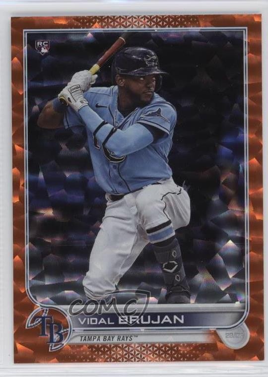 2022 Topps Series 1 Orange Foil 172/299 Vidal Brujan #25 gh4
