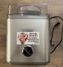 Cuisinart 2 Qt Frozen Yogurt Sorbet & Ice Cream Maker - NO Freezer Bowl!