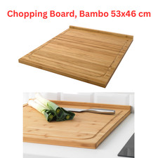 IKEA LÄMPLIG Extra Large Bamboo Chopping Board 53x46cm- Heavy Duty Cutting Board