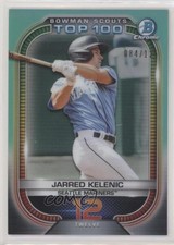 2021 Bowman Scouts Top 100 Aqua Refractor 84/125 Jarred Kelenic #BTP-12 7i2
