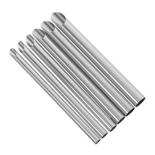 6pcs Stainless Hole Punch Tools: Circular Clay Cutters For