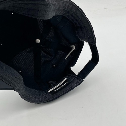 Hualalai Tennis Club Golf Hat Cap Black StrapBack Adjustable Nike Golf Tiger - Picture 9 of 10