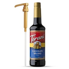 Torani Coffee Syrup, Chocolate Milano, Pump Included, 25.4 Fl Oz