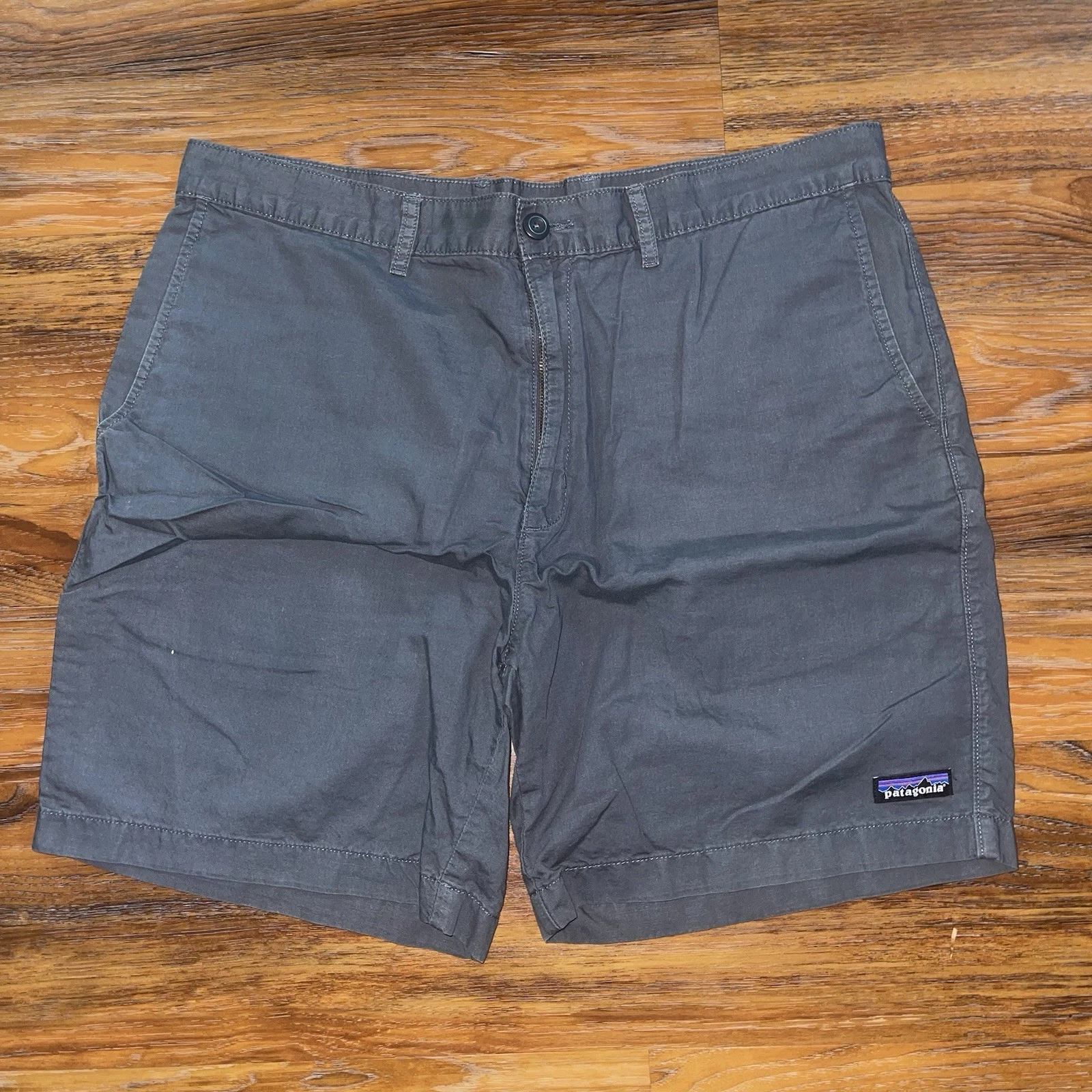 Patagonia Lightweight All-Wear Hemp Shorts Mens 36 Gray Outdoor Hiking Organic