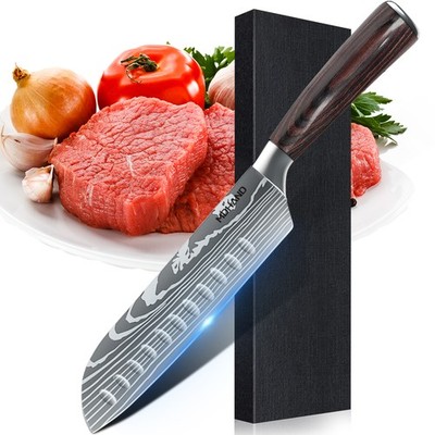 Japanese Chef Knife Professional Kitchen Knife for Steak and Vegetables Forged