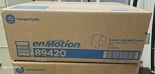 enMotion 89420 White Roll Towel Georgia Pacific 1 Box 6 Rolls New
