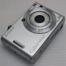 Sony Cyber Shot DSC-W35 Silver Digital Camera 7.2MP 3x Zoom Japan USED