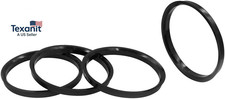 4 Pcs Poly Carbonate Hub Centric Rings OD 106.10Mm ID 78.10Mm Fits Chevy Silvera