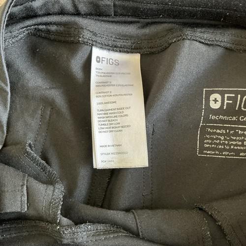 Figs High Waisted Zamora Jogger Scrub Pants Size Medium Medical Nursing - Picture 5 of 7