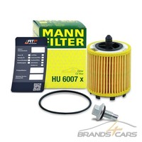 Mann ÖLFILTER+ÖLABLASS-SCHRAUBE FÜR Opel Zafira A B 2.2