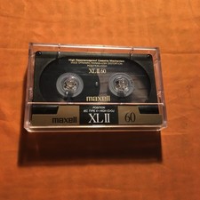 1 x kaseta Maxell XL II 60, IEC II / wysoka pozycja, w bardzo dobrym stanie,1988