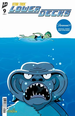 STAR TREK LOWER DECKS #9 NM JAWS HOMAGE 