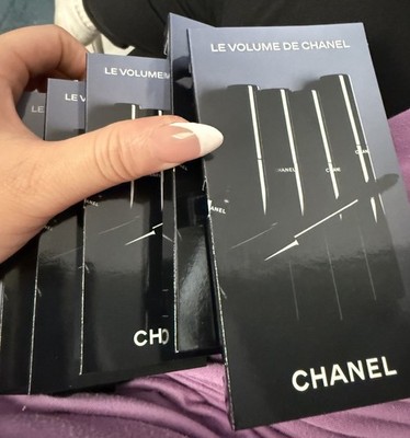 5* CHANEL Le Volume De Chanel Mascara #10 NOIR Black .03 oz Sample
