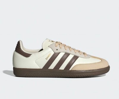 adidas Originals SAMBA Women's Shoes   Off White / Earth Strata / Gum  JR8842