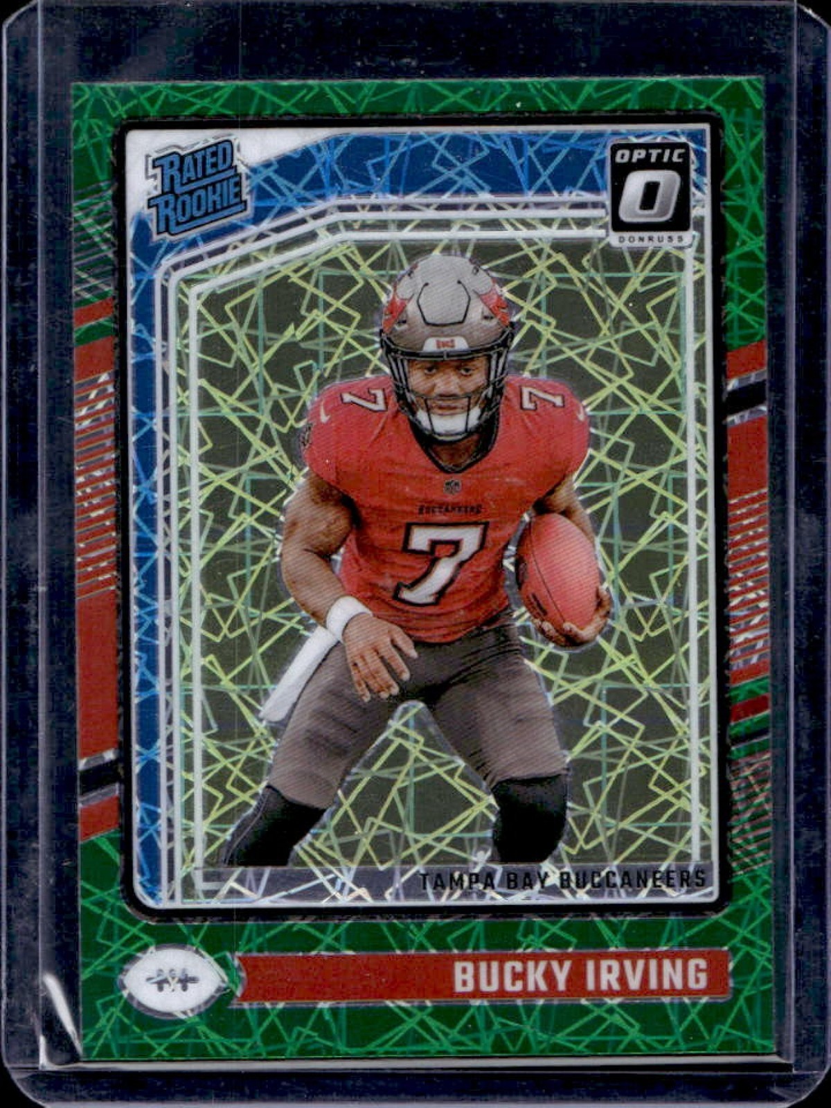 2024 Donruss Optic Bucky Irving Green Velocity Rated #216 Buccaneers