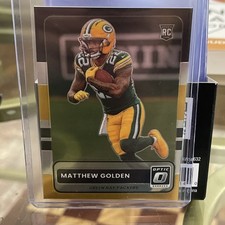 2025 Donruss Optic Football Retro Matthew Golden #10 Green Bay Packers RC