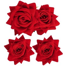 3 Pcs Rose Flower Hair Clip Rose Brooch Flamenco Dancer Hairpin Mexican Hair ...