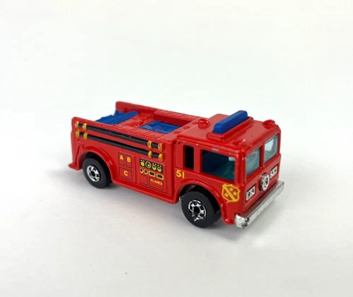 Vintage 1976 Hot Wheels Red FIRE EATER Truck Engine 51 Diecast 1:64 Malaysia