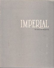 Chrysler Imperial 1981 USA Markteinführung 12pp Verkaufsprospekt FAIR