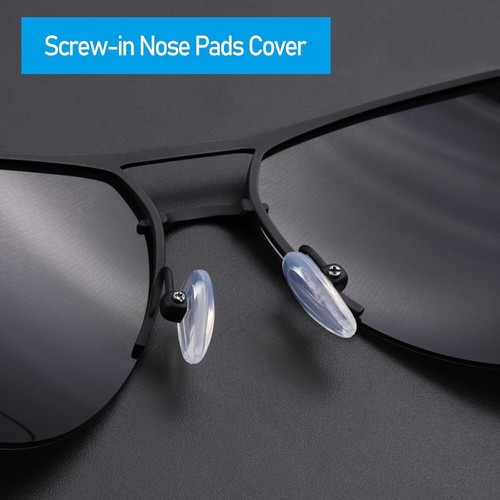 6 Pairs Nose Pads Nosepiece Replacement for Oakley Conductor 6 OO4106 Sunglasses - Foto 4 di 7