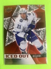 2021-22 UD Allure Iced Out #IO-3 Brayden Point - Tampa Bay Lightning