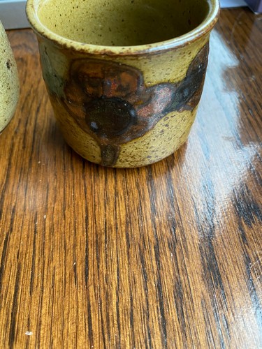 Juego de 2 cuencos/tazas pequeños Studio Art Pottery - Imagen 5 de 6