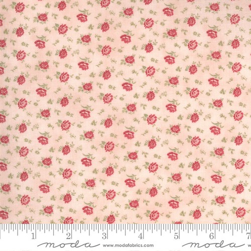 Moda SANCTUARY 44254 12 Pink Small Floral Roses 3 SISTERS Quilt Fabric - Picture 4 of 10