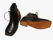 Civil War Jefferson Brogan Boot, Handmade Upper to Sole,Genuine Cow Hide Leather