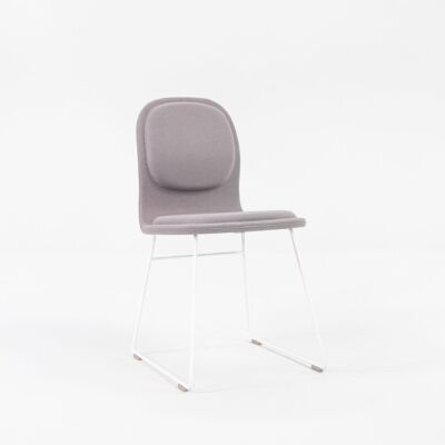 2022 Jasper Morrison for Cappellini Hi Pad Dining Chair White Base 3x Available