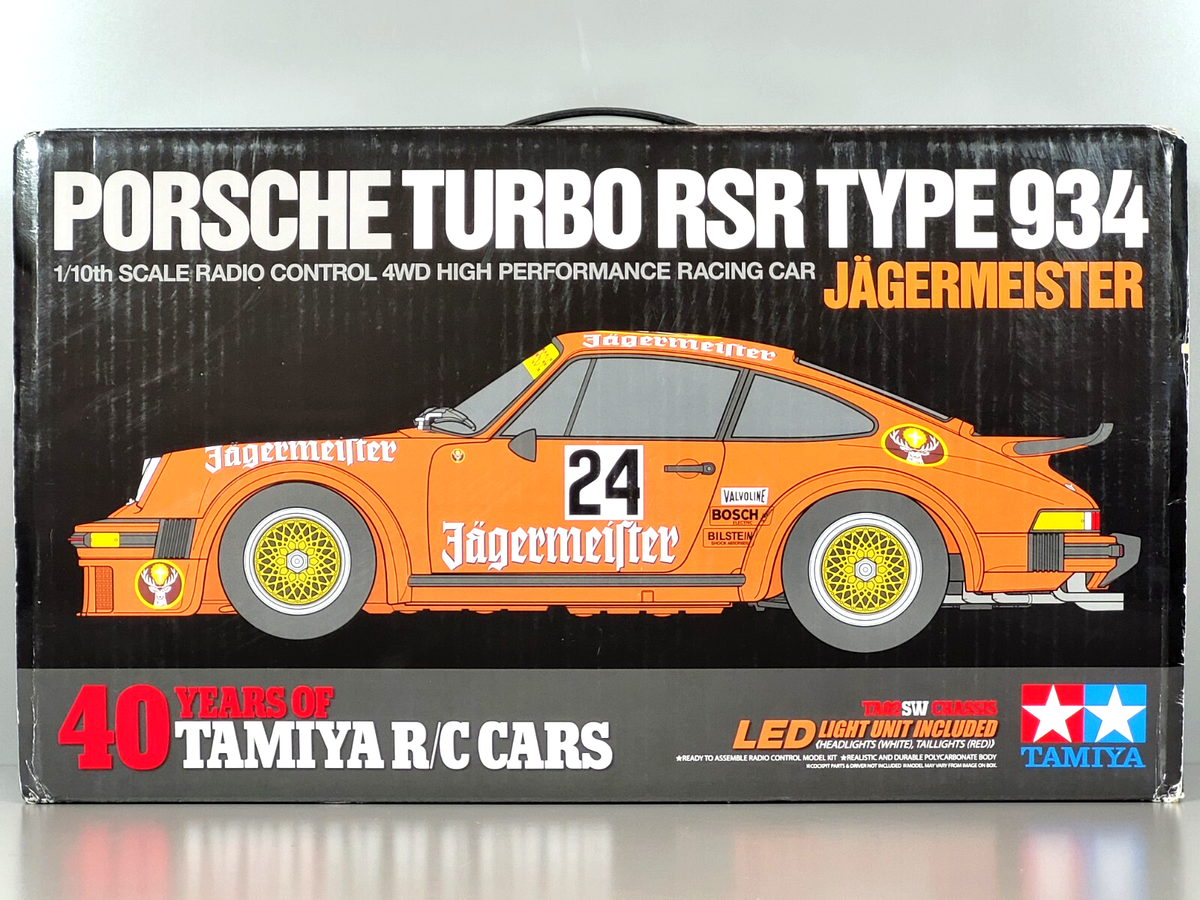 Tamiya 1/10 R/C Porsche Turbo RSR TYPE 934 Jagermeister