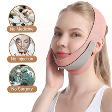 Reusable V Line Face Slimming Double Chin Reducer Mask Lifting Belt Anti-Wrinkle