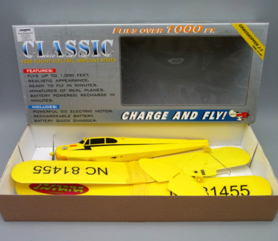 Classic Free Flight Electric Airplane Series Grasshopper J-3 Modellflugzeug