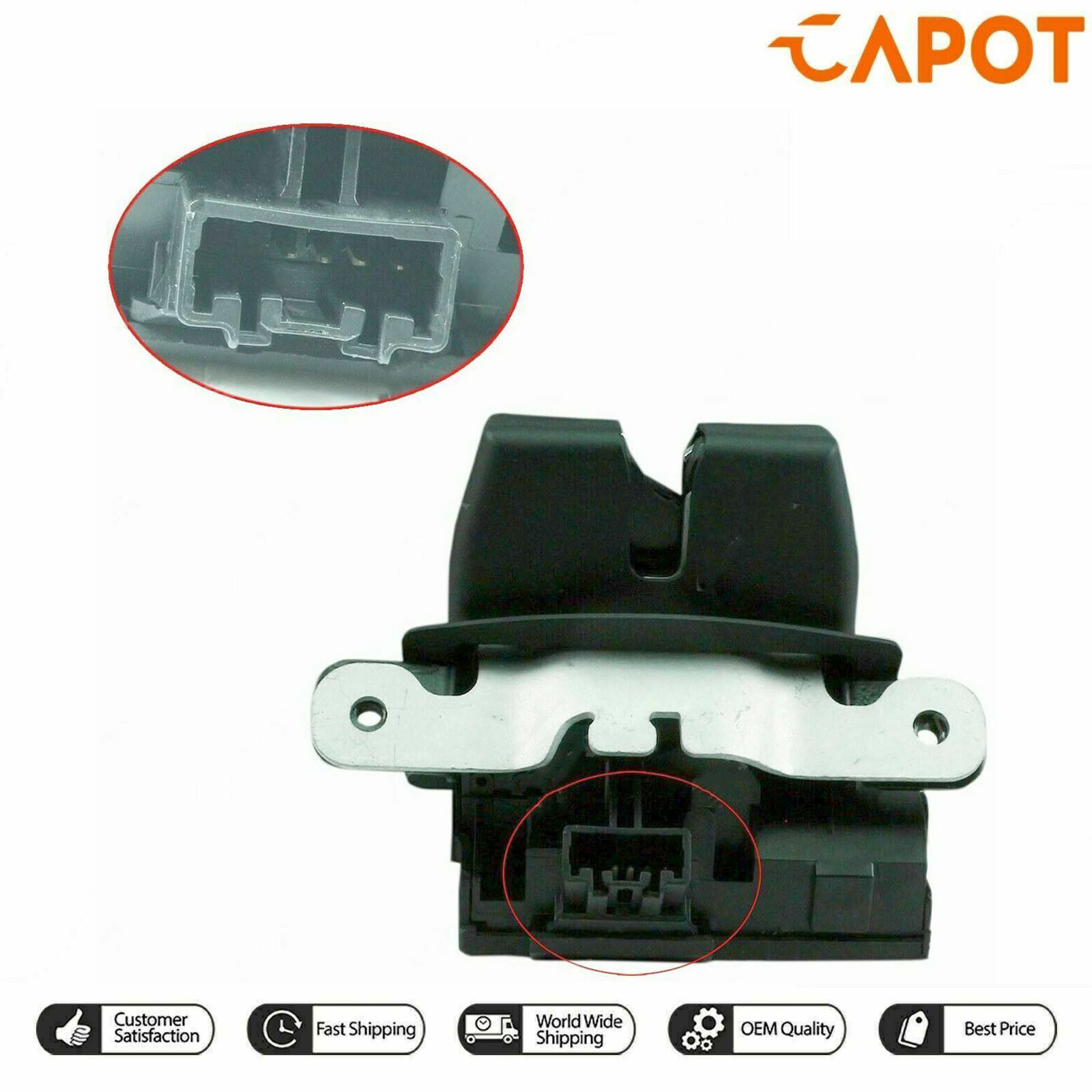 Verrou de hayon arrière pour Ford Fiesta MK6 2008-2012 DK5162310D