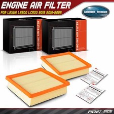 2pcs New Engine Air Filter for Lexus LS500 2018-2023 3.5L LC500 2018-2023 5.0L