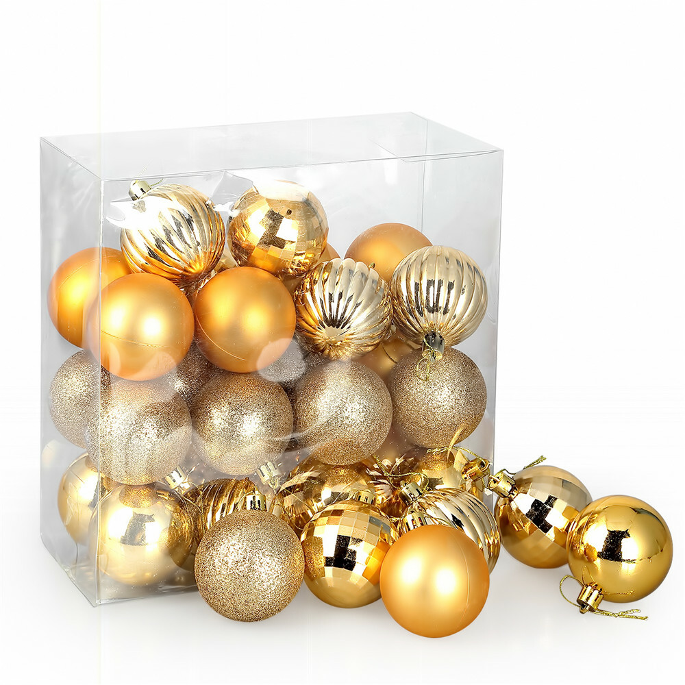 20200 Clear Plastic Christmas Balls Baubles Sphere Fillable Xmas Tree