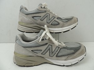 New balance 990v4 para mujeres zapatos talla 7, Gris/Blanco (W990GL4) hecho  en EE. UU. | eBay