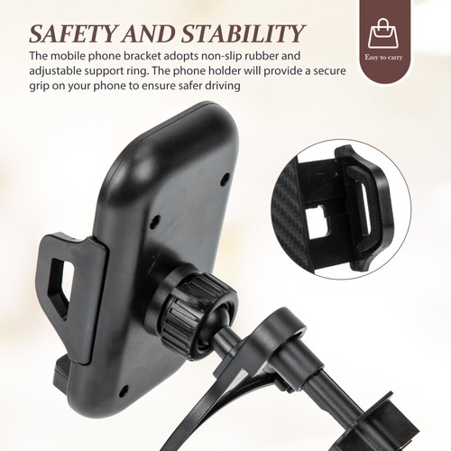 Car Phone Holder Air Outlet Stand Mobile Bracket for Vehicles Travel Clip Auto - 第 6/12 張圖片