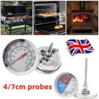 °F/°C Stainless Steel Oven Thermometer Temperature Gauge for Ovens BBQ Cooker