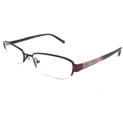 Converse Eyeglasses Frames DISARRAY PURPLE Rectangular Half Rim 51-18-135