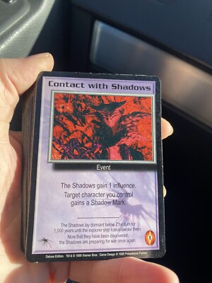 KONTAKT MIT SCHATTEN DELUXE EDITION 5 CCG SAMMLERKARTE NEAR MINT UNGESPIELT