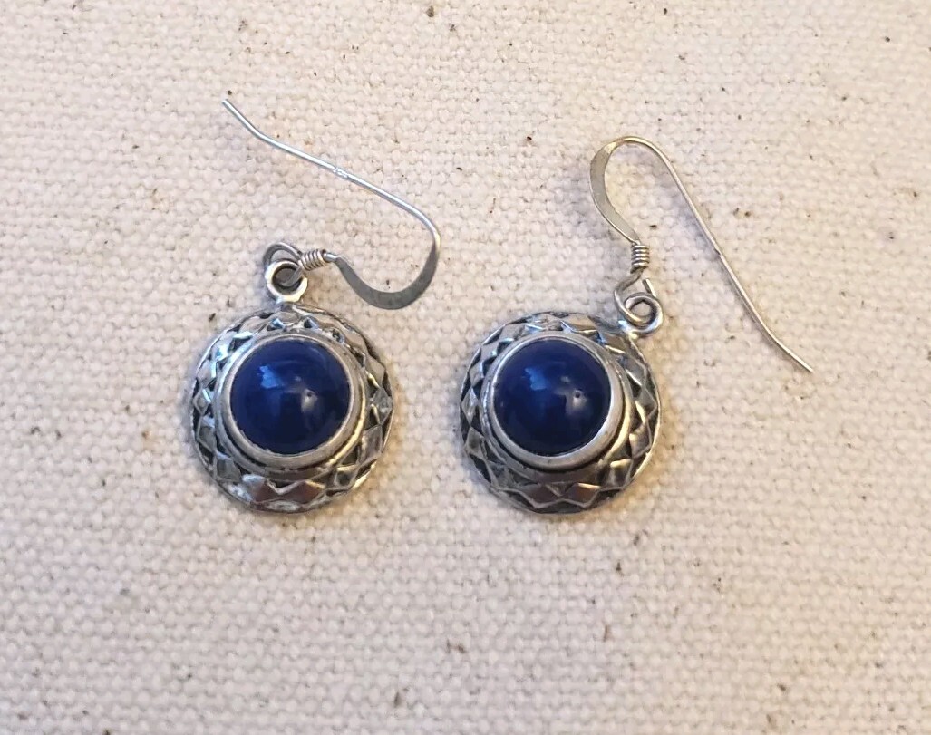 Two Pairs Solid 925 Sterling Silver Button Post L… - image 8