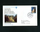 GB PILGRIM FDC 1980 4th Aug Queen Mothers 80th Glamis Castle Forfar SHS s6y++++X