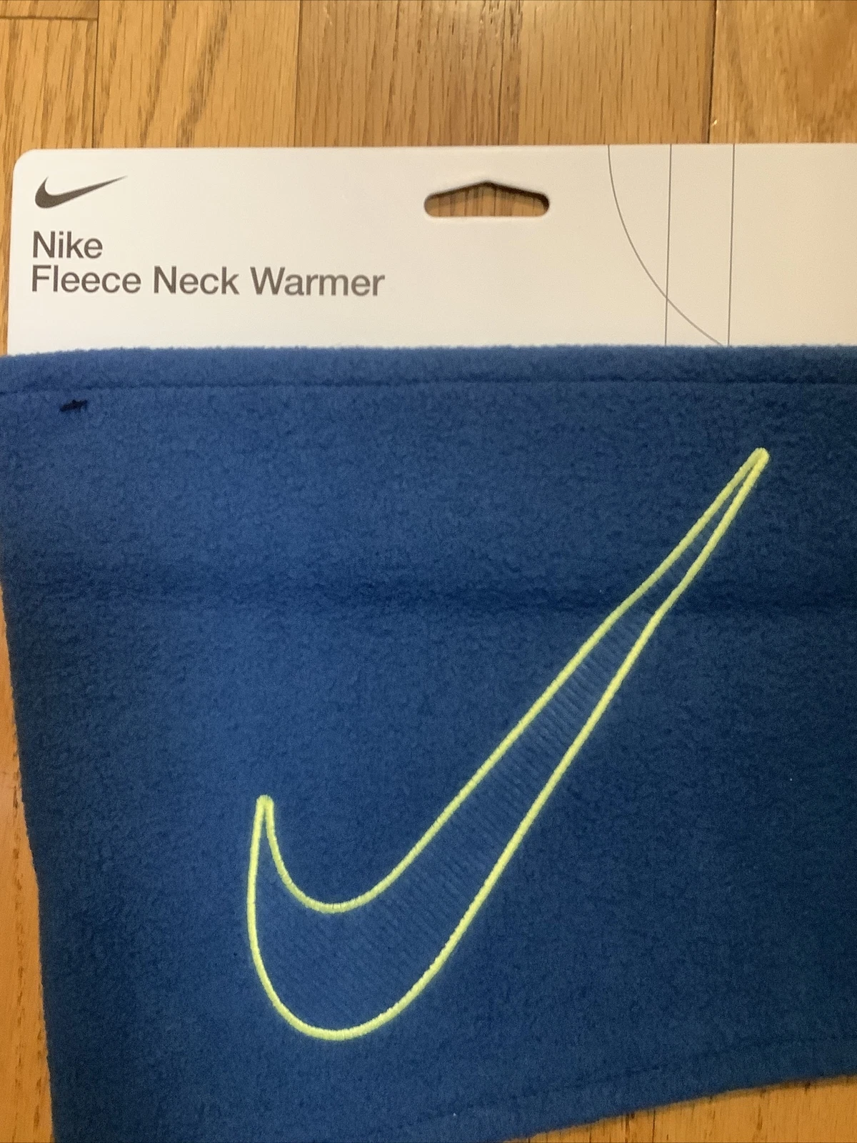 Nike Fleece Neck Warmer Running Color: Blue Adults Unisex One Size Fits Most NWT